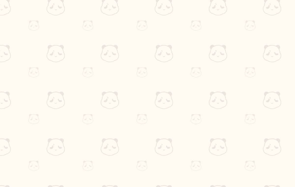 招财熊猫重复纹样