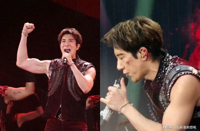 王力宏成都演唱会意外摔伤缝39针坚持演出感动全网