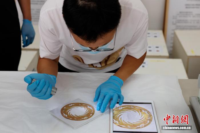 108件成都金沙遗址博物馆参展文物全部返蓉 太阳神鸟金饰完成点交 配图