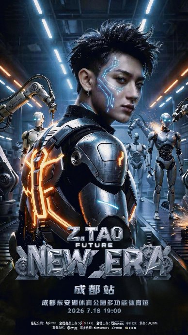 黄子韬演唱会首站官宣成都！三年回归之作“未来纪元”引爆盛夏期待|活动公告|巡演|舞台|音乐|粉丝