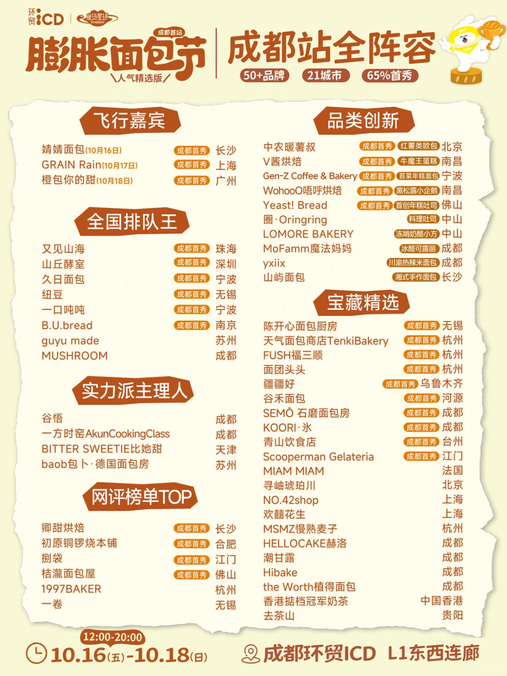 手账集、面包节...成都本周免费市集汇总！ 配图